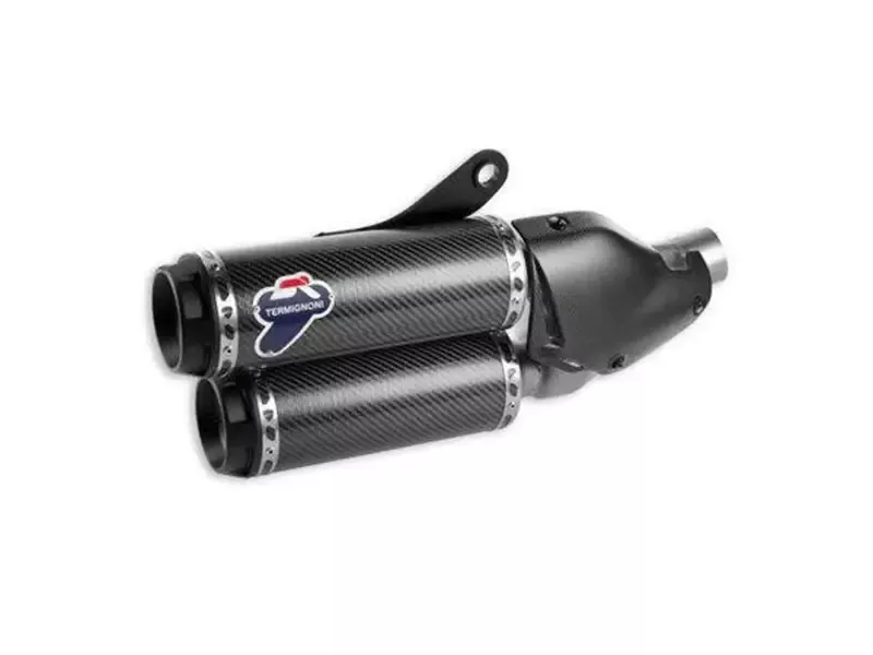 038CR – PAIR OF TERMIGNONI CARBON RACING SILENCERS DUCATI MONSTER 1200 2017-2021