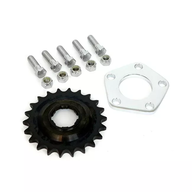 1/4" 22T Offset Sprocket and Spacer Kit for Harley-Davidson