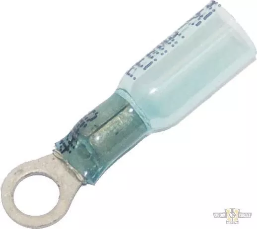1.6-2.0 mm Heat Sealable #10 Ring Terminal Green For Harley-Davidson