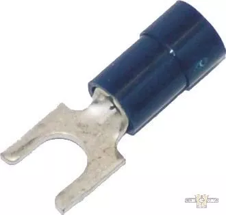 1.6-2.0mm PVC Fork Terminal Blue For Harley-Davidson