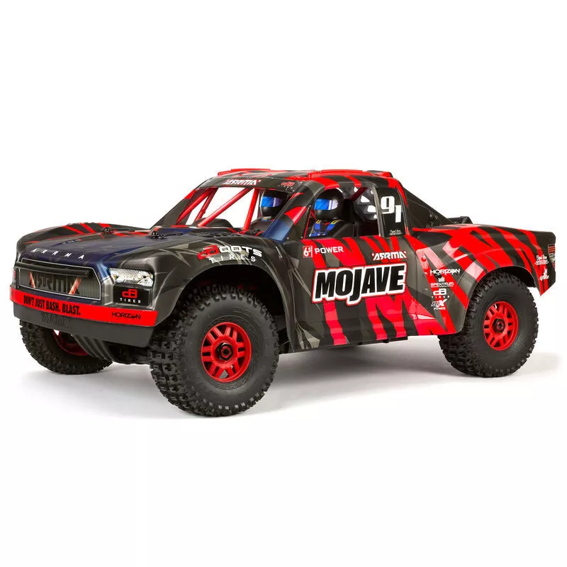 1/7 MOJAVE 6S V2 4WD BLX Desert Truck with Spektrum Firma RTR Red/Black - ARA7604V2T2