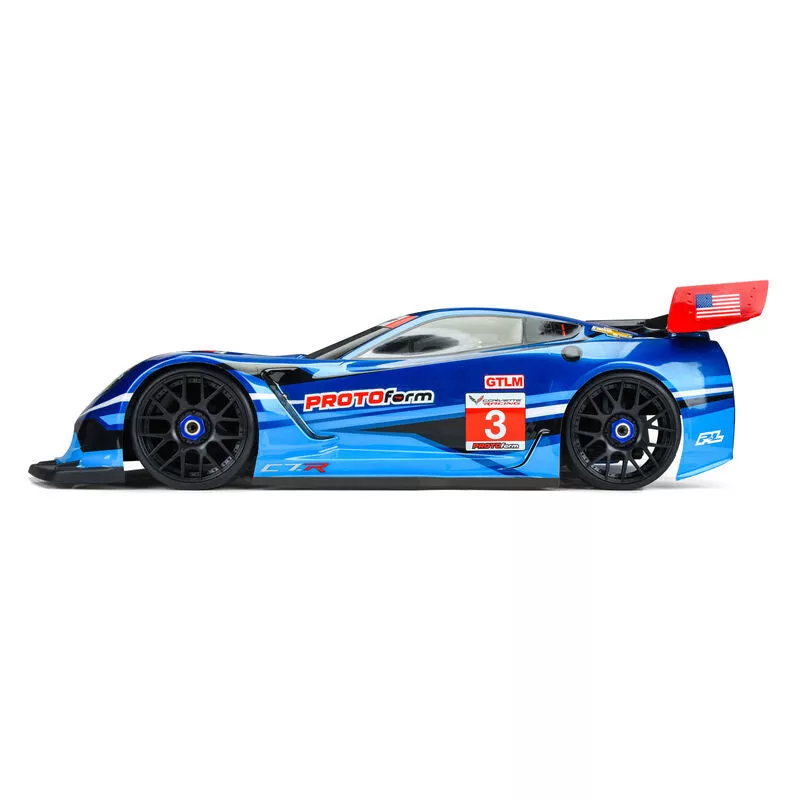 1/8 Chevrolet Corvette C7.R GT Short Wheelbase Clear Body