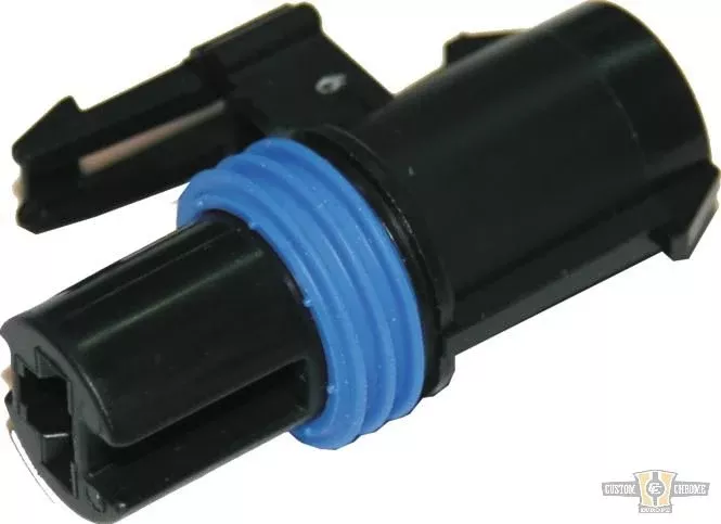 1-Position Female Connector With Wire Seal And Black Terminal For Harley-Davidson