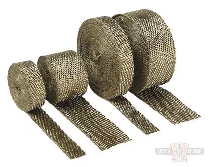 1" x 15 Ft. Titanium Exhaust Wrap For Harley-Davidson