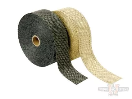 1" x 50 Ft. Black Exhaust Wrap For Harley-Davidson