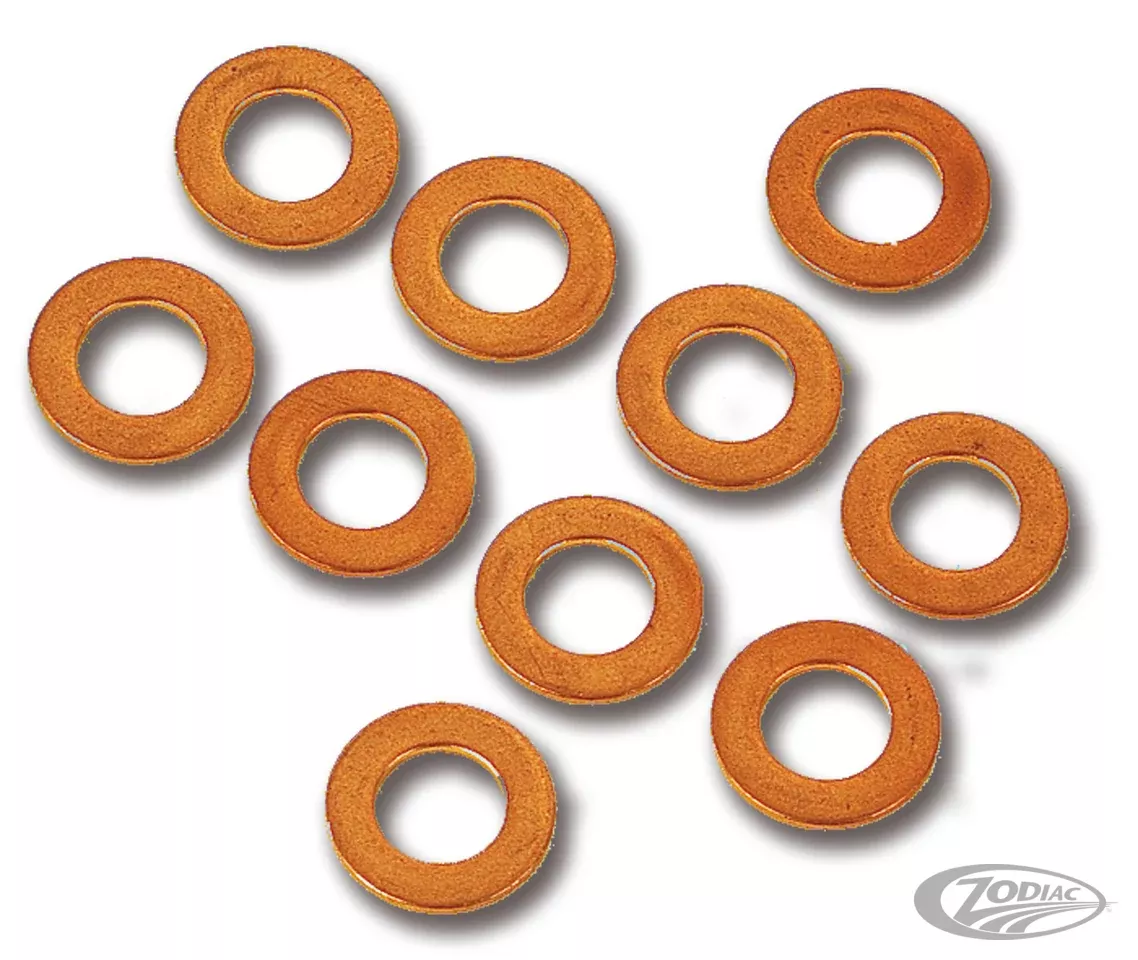 10-pack Clutch cable washer #25437-86 For Harley-Davidson