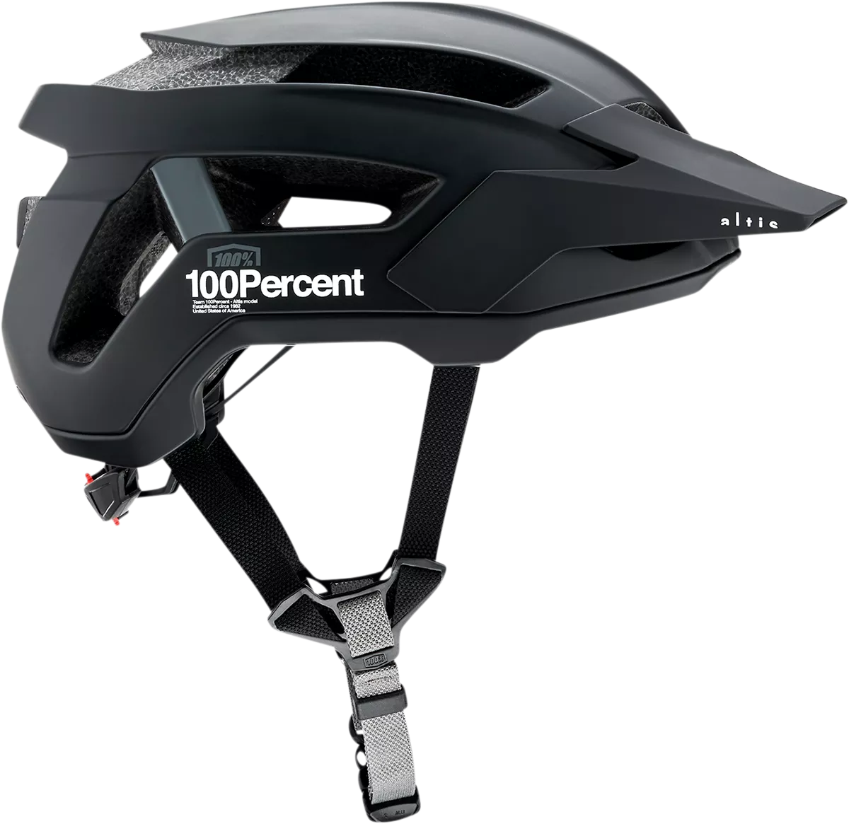 100% Altis Helmet - Black L/XL * Advanced Rotational Protection with 14 Vents and Adjustable Fit