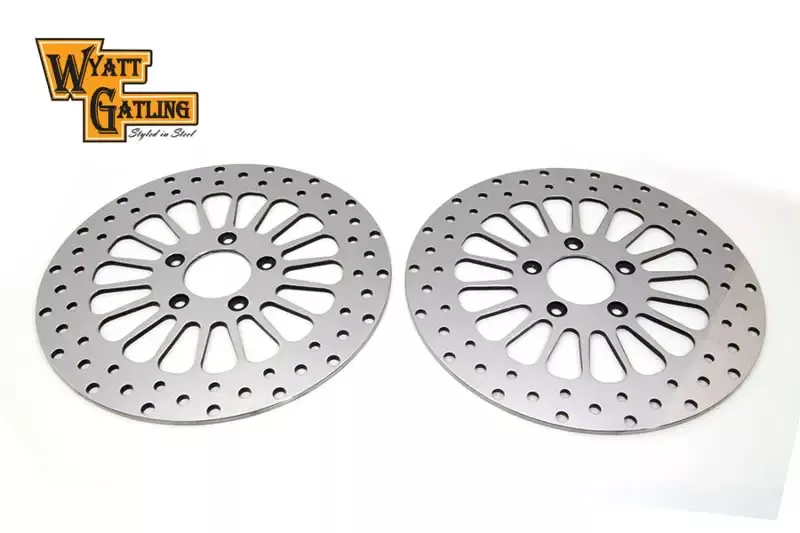 11-1/2 Wyatt Gatling Front Brake Disc Set 18 Spoke Style