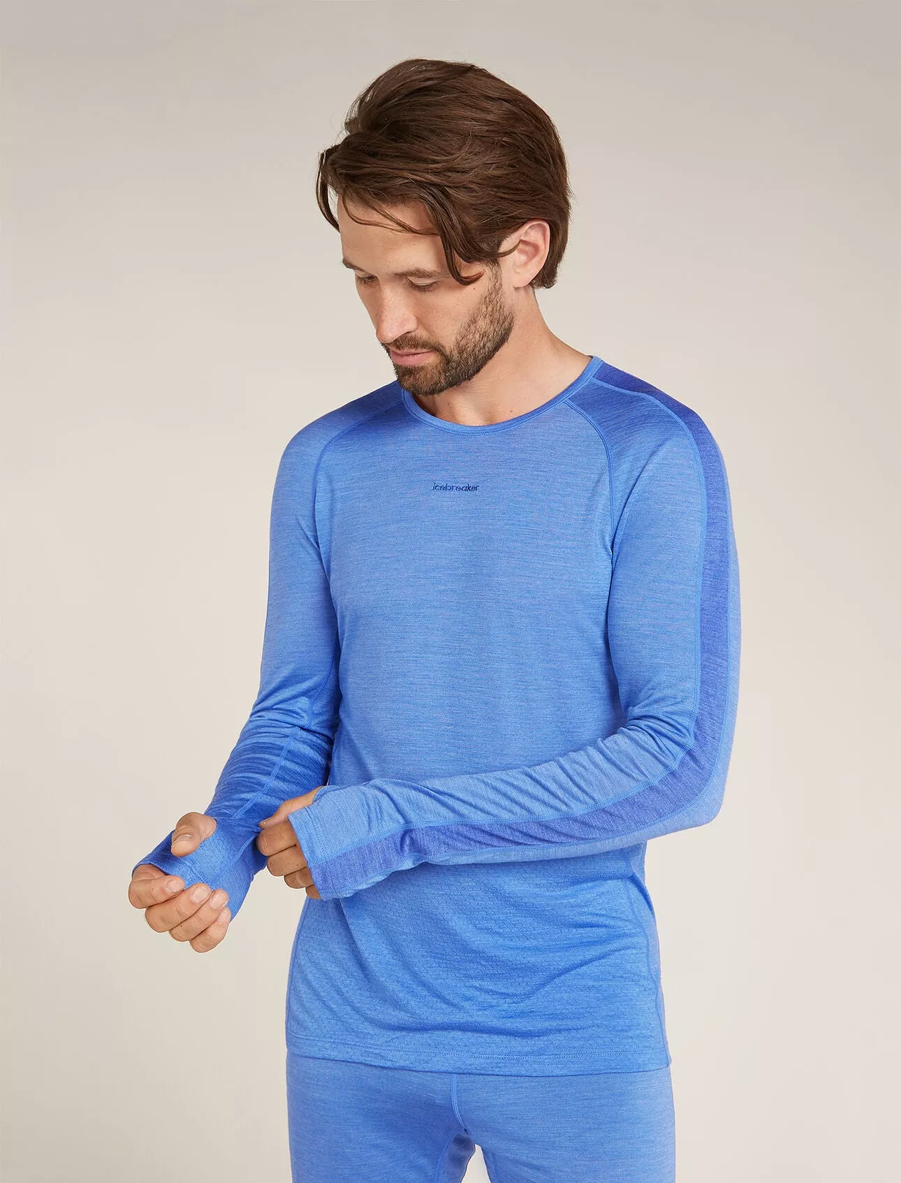 125 ZoneKnit Merino Blend Long Sleeve Crewe Thermal Top (Men's) - IB0A56H3 - Past Season