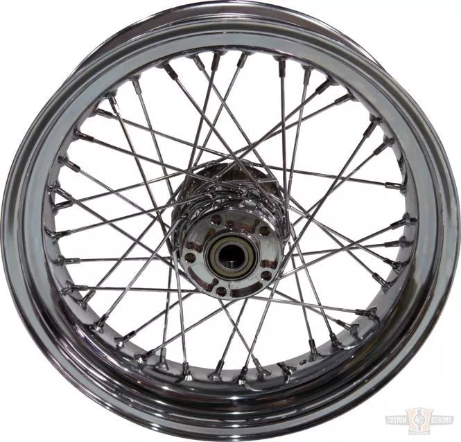 16 x 3.0" 40 Spoke Chrome Front Wheel for Harley-Davidson