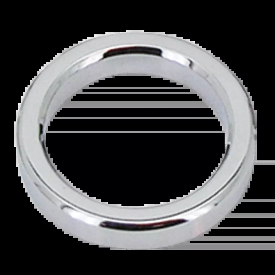 2" Plain Chr Instr Bezel for Harley-Davidson