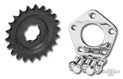 22-Tooth, 8mm Offset Transmission Sprocket for 4-Speed Big Twin For Harley-Davidson
