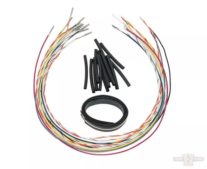 24" Universal Handlebar Switch Wire Extensions, Cut and Solder Applications for Harley-Davidson