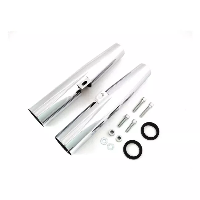 39mm Chrome Fork Covers for Harley-Davidson