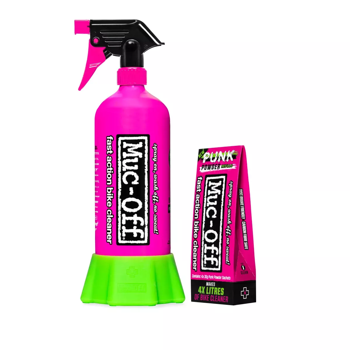 4 Pack Punk Powder with Reusable Bottle