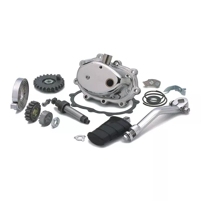 4-Speed Kick Start Kit. Chrome for Harley-Davidson Big Twin 1936-1986