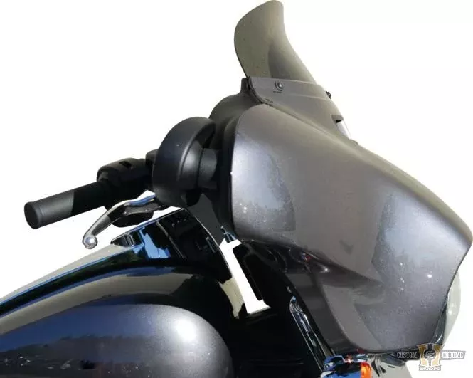 6" Rushmore Replacement Windscreen Dark Smoke For Harley-Davidson