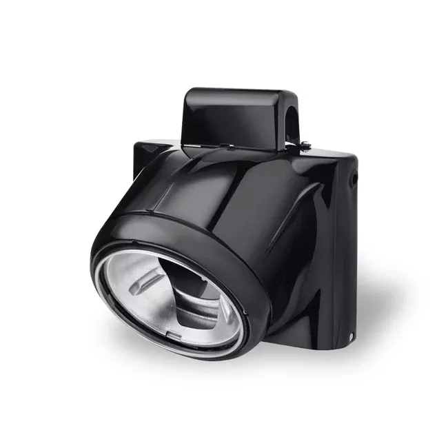 7" Gloss Black Headlight Housing Kit for Harley Davidson