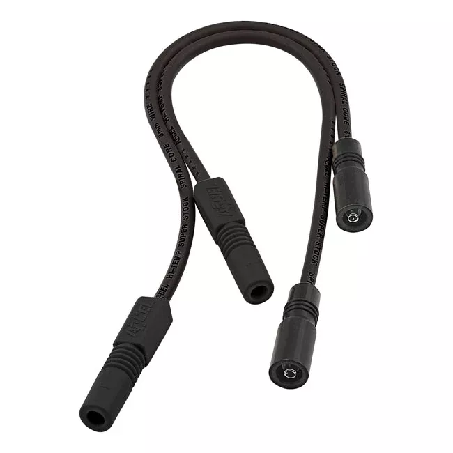 Accel 8mm Black Spark Plug Wires for Harley-Davidson Sportster and Touring