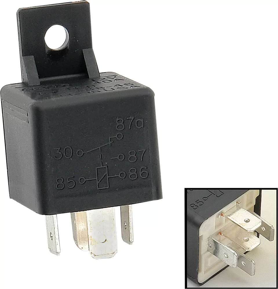 ACCEL Part 40116 Bosch-Style Starter Relay for High-Performance and Stock Motorcycles