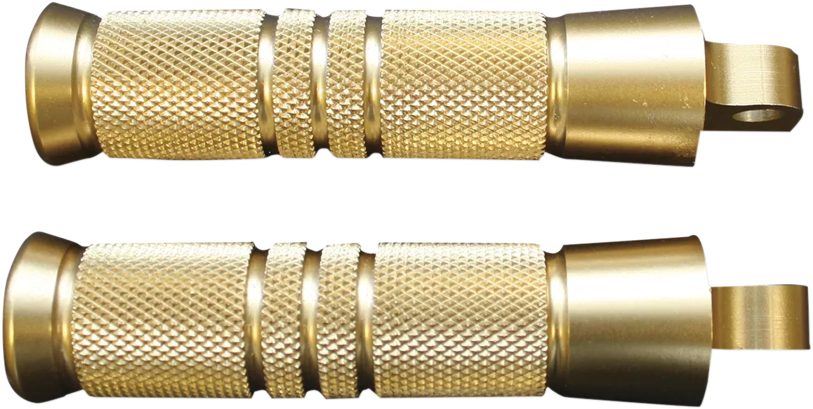 ACCUTRONIX Brass Footpegs - Grooved RP111-KG5 for Shifter and Brake Pedals