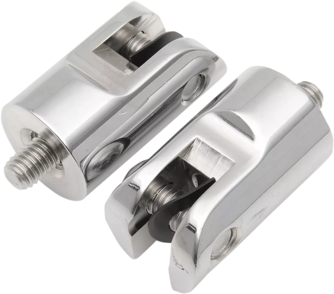 ACCUTRONIX FPMT500-C Rear Footpeg Mount - 3/8" Aluminum, Machined Billet T-6 Design
