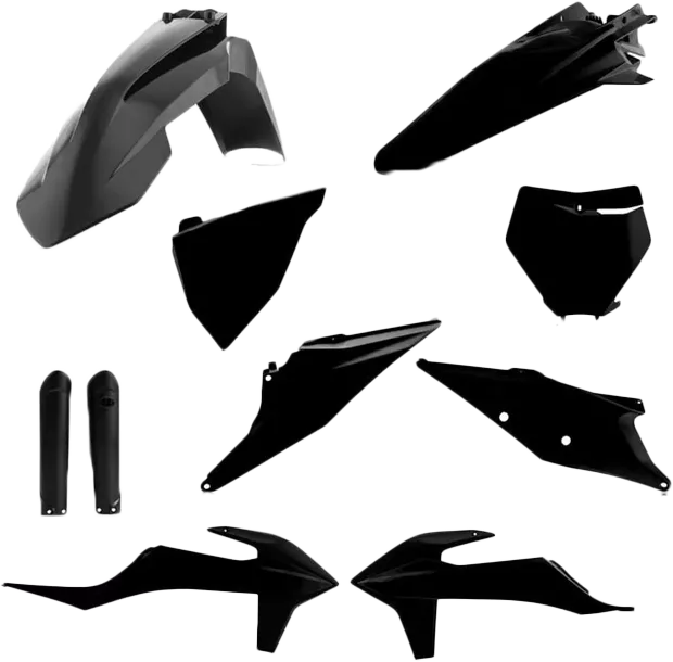 Acerbis Full Plastic Kit for KTM Black * Complete Motorcycle Body Panel Set