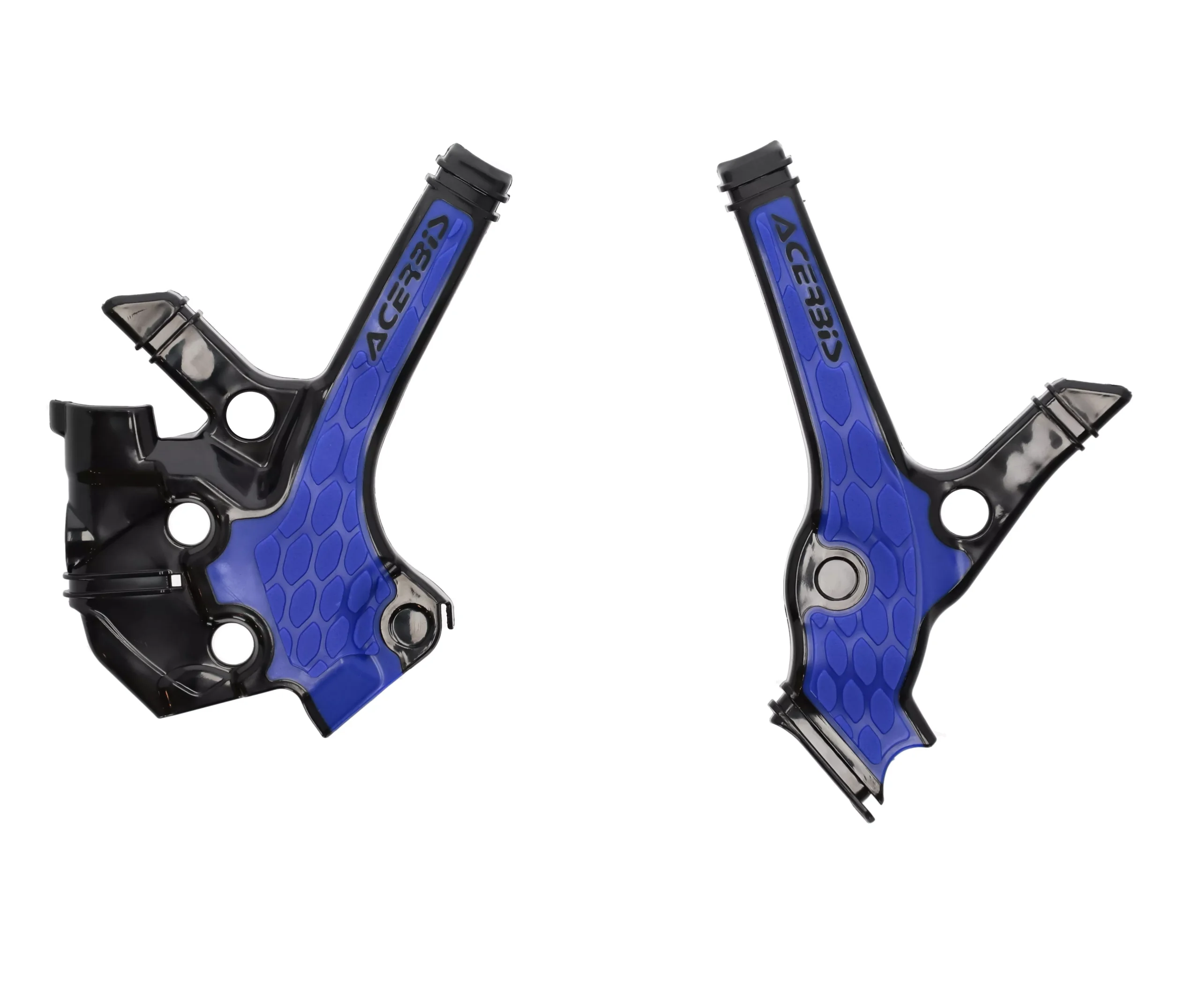 Acerbis X Grip Frame Guard for Yamaha YZ85 - Black and Blue