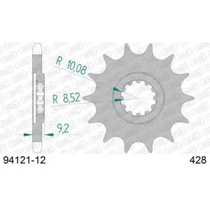AfamFront steel motorcycle sprocket 428 12 dents