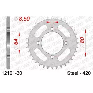AfamSteel sprocket 420 30 dents