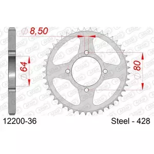 AfamSteel sprocket 428 36 dents