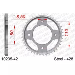 AfamSteel sprocket 428 42 dents