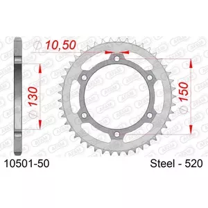AfamSteel sprocket 520 50 dents