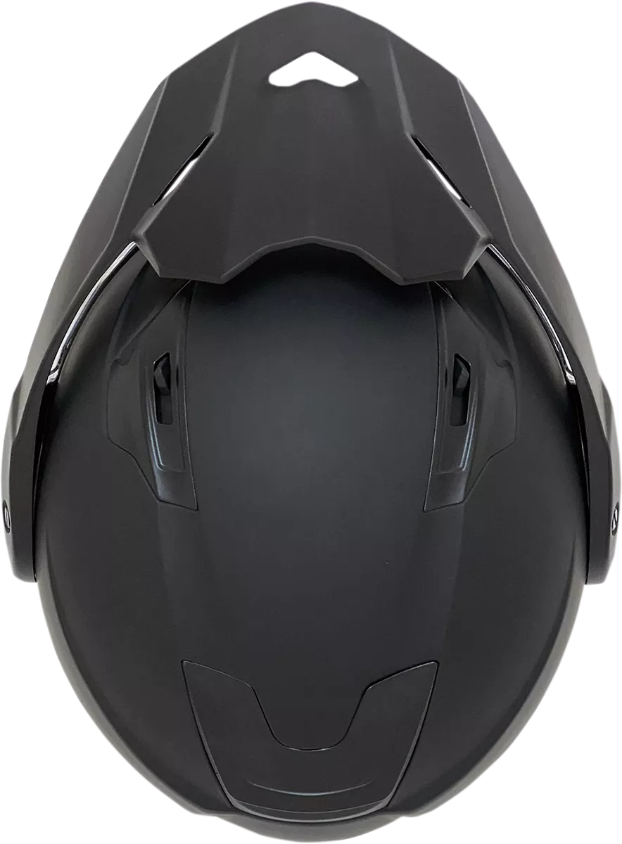 AFX FX-111DS Matte Black 2XL Helmet with Advanced Poly-Alloy Shell and Cam Pivot Chin Bar