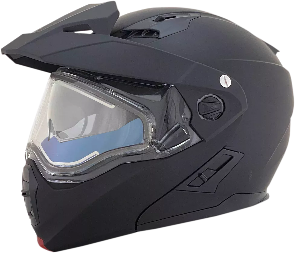 AFX FX-111DS Snow Helmet with Electric Dual Pane Shield * Matte Black, Large (Part No. 0120-0801)