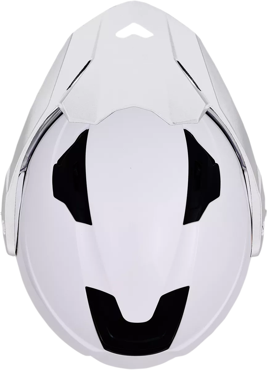 AFX FX-111DS White Small Snow Helmet with Advanced Poly-Alloy Shell and Microlock Retention System