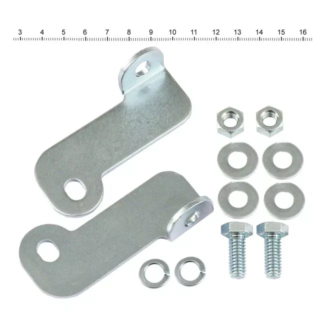 Air Filter Adapters Only, For Adapter Bracket. Chrome For Harley Davidson