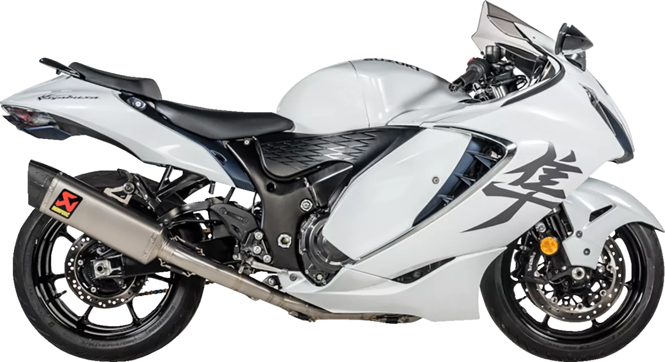 AKRAPOVIC Racing Line Exhaust System for Suzuki Hayabusa S-S13R4-APLT with Titanium Construction