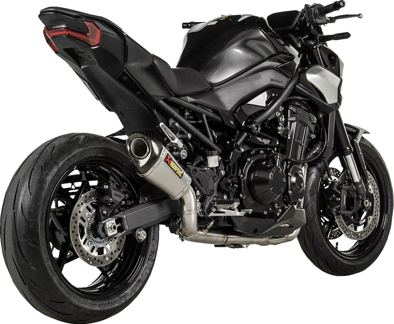 AKRAPOVIC Slip-On Line Muffler for Kawasaki Z900 * Titanium S-K9SO12-ASZT