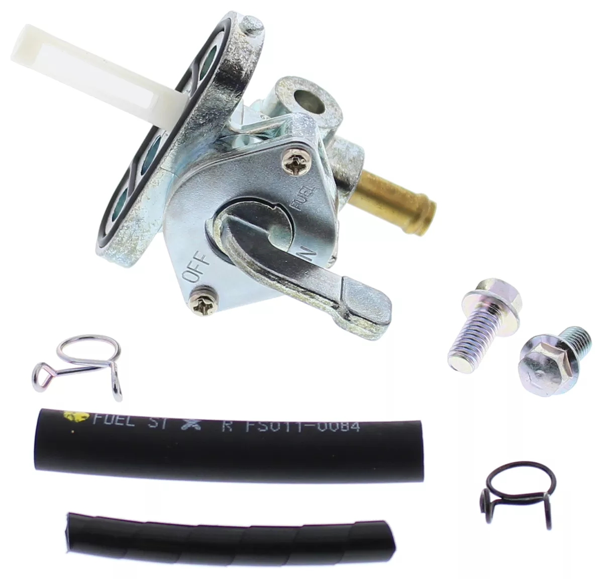 ALL BALLS Fuel Valve for Kawasaki KX65 (2000-2009) - OE Replacement with Fuel Line and Gaskets