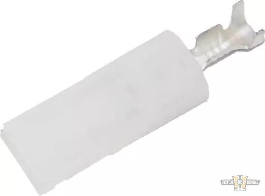 AMP .187" Female White Socket Housing With Terminal for OEM Speaker White For Harley-Davidson