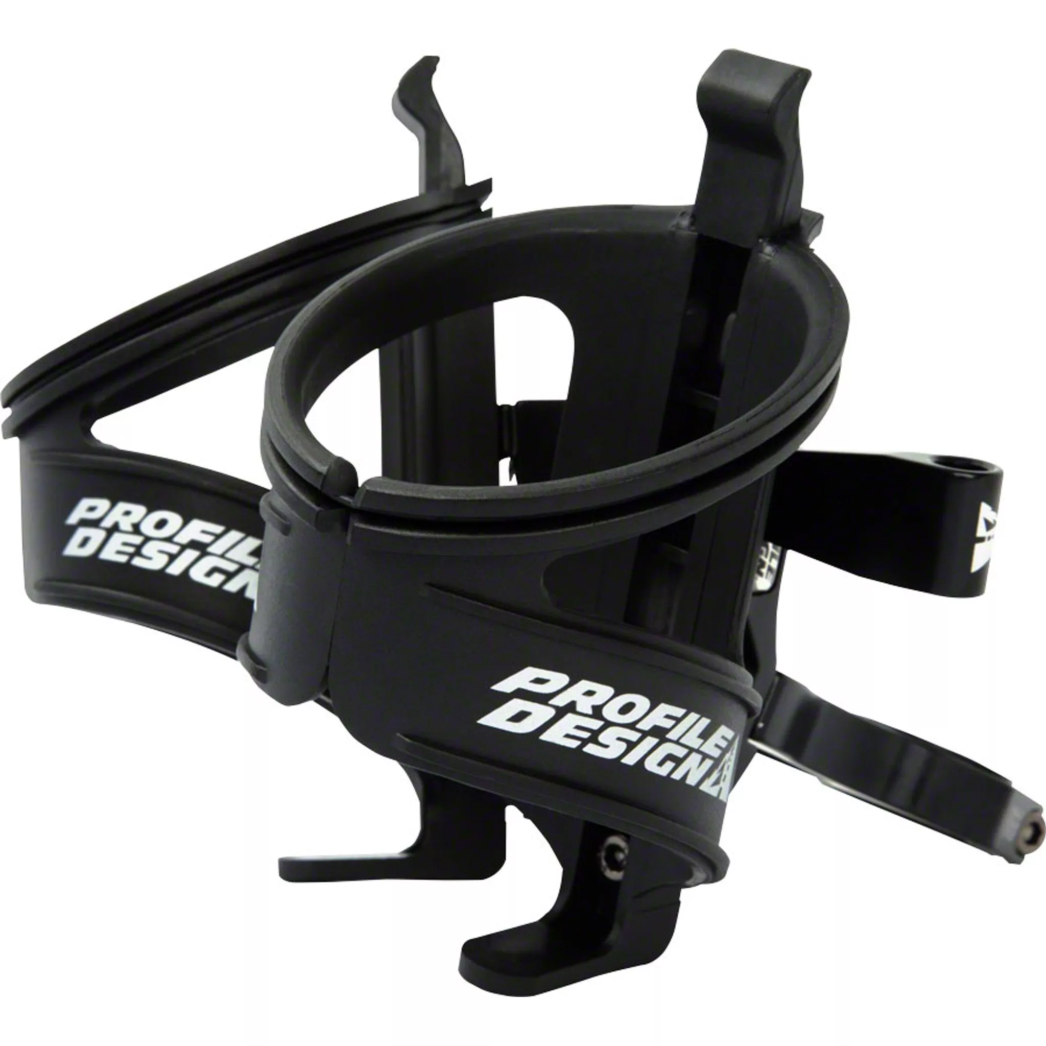 Aqua Rack ii Dual Water Bottle Cage with Co2 Cartridge mount: Seatpost mounted, Matte Black