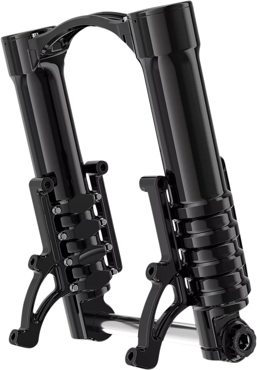 ARLEN NESS 120-003 49mm Black Anodized Fork Legs for Custom Radial Mount Brake Calipers