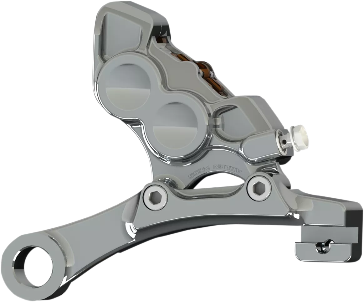 ARLEN NESS 4-Piston Rear Brake Caliper for 11.8-Inch Rotors * Chrome, Part Number 02-304