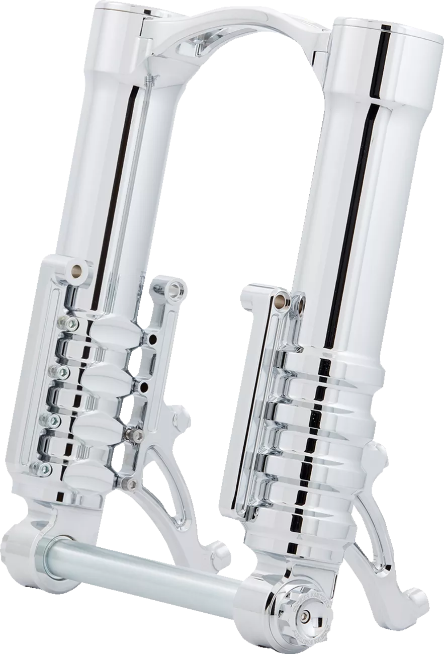 ARLEN NESS 49 mm Chrome Fork Legs for Custom Radial Mount Brake Calipers * Part 120-012