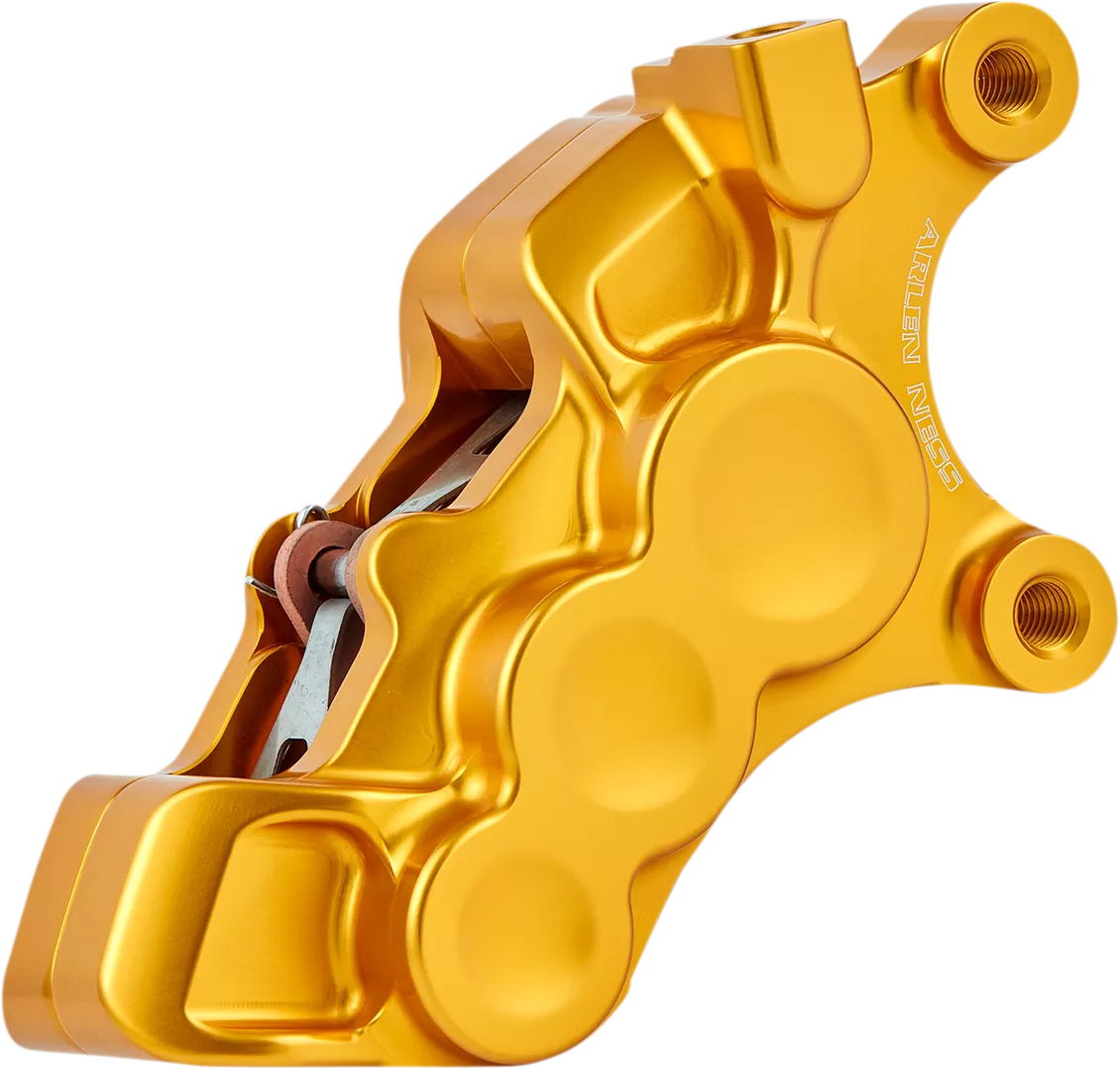 ARLEN NESS 6-Piston Brake Caliper - 11.8-Inch, Gold Finish, Part Number 02-228