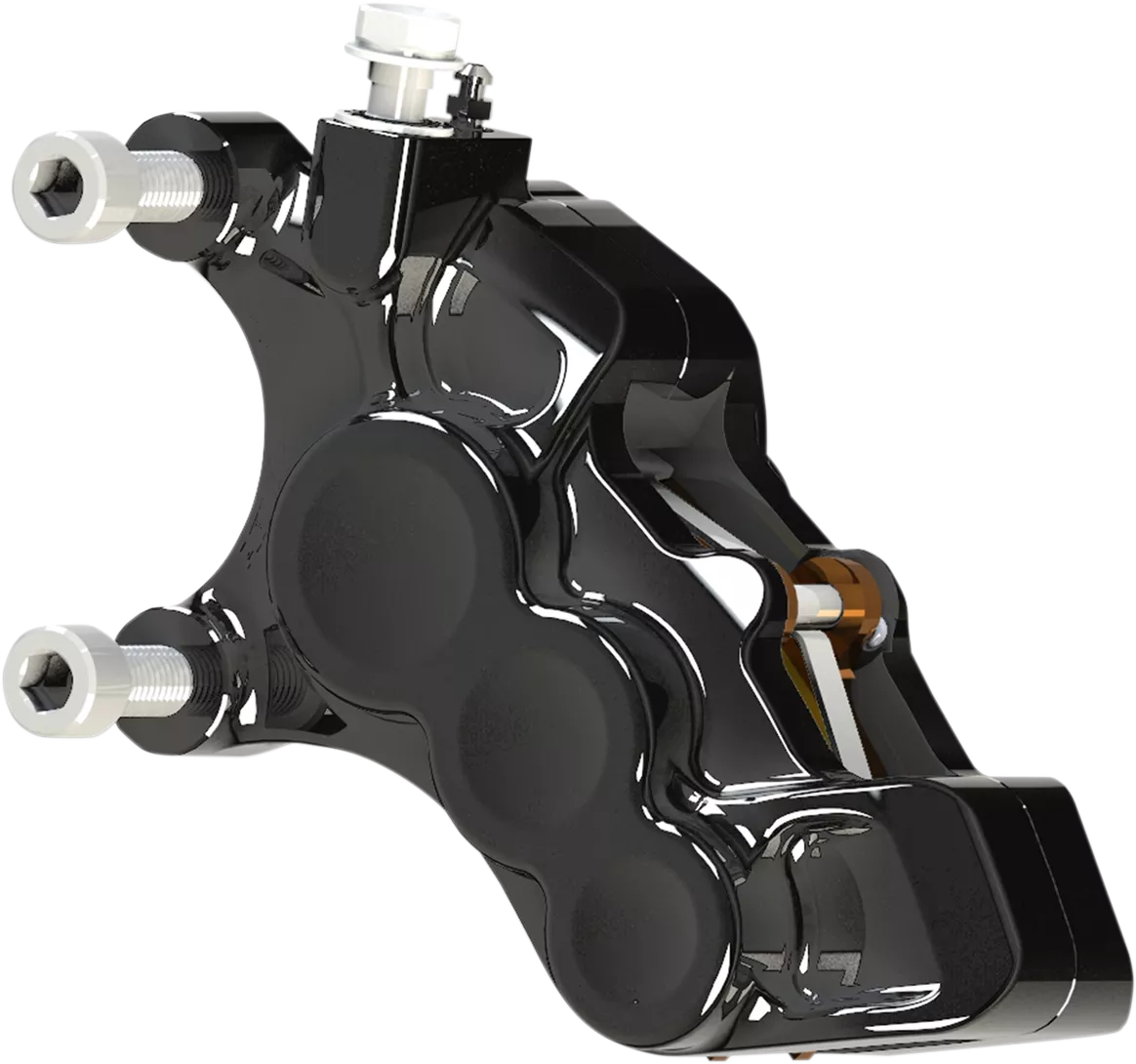 ARLEN NESS 6-Piston Front Left Brake Caliper - Black - 11.8" - Part #02-215