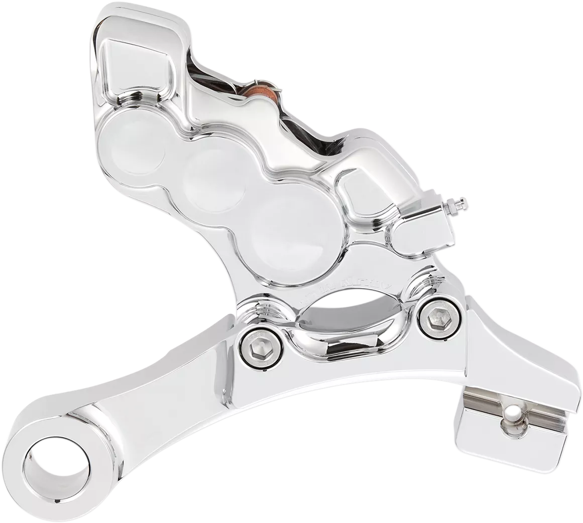 ARLEN NESS 6-Piston Rear Brake Caliper - Chrome Finish - 11.8 Inch - Part Number 02-302