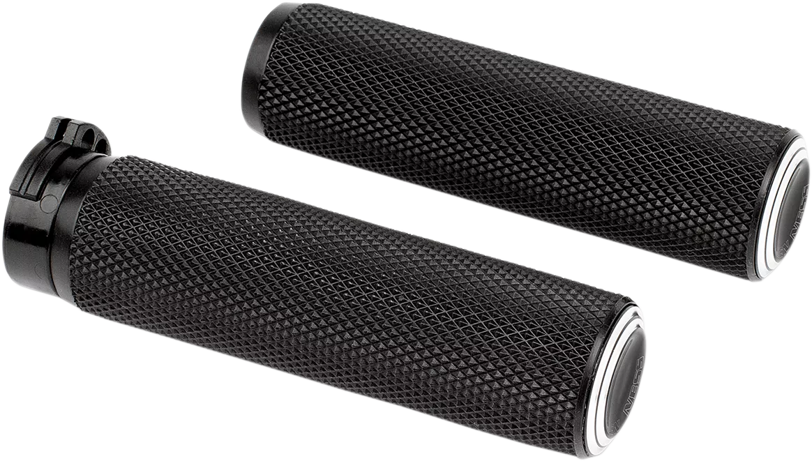 Arlen Ness Dual Ring Grips with Cable for Motorcycles - Model 07-308