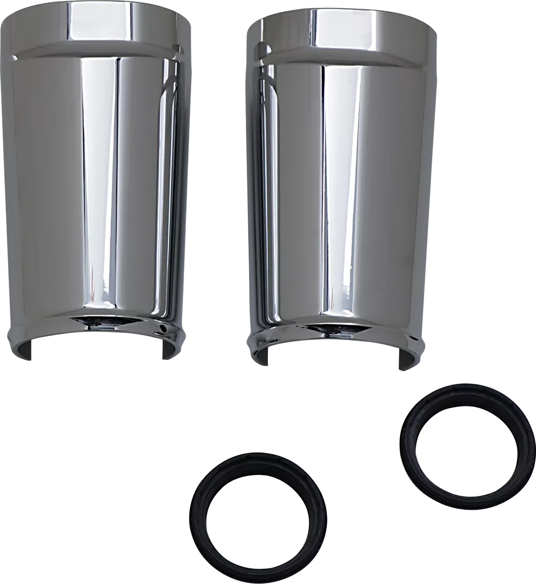 ARLEN NESS Fat Tire Fork Boot Cover - Chrome - Smooth (Part No. 20-041)